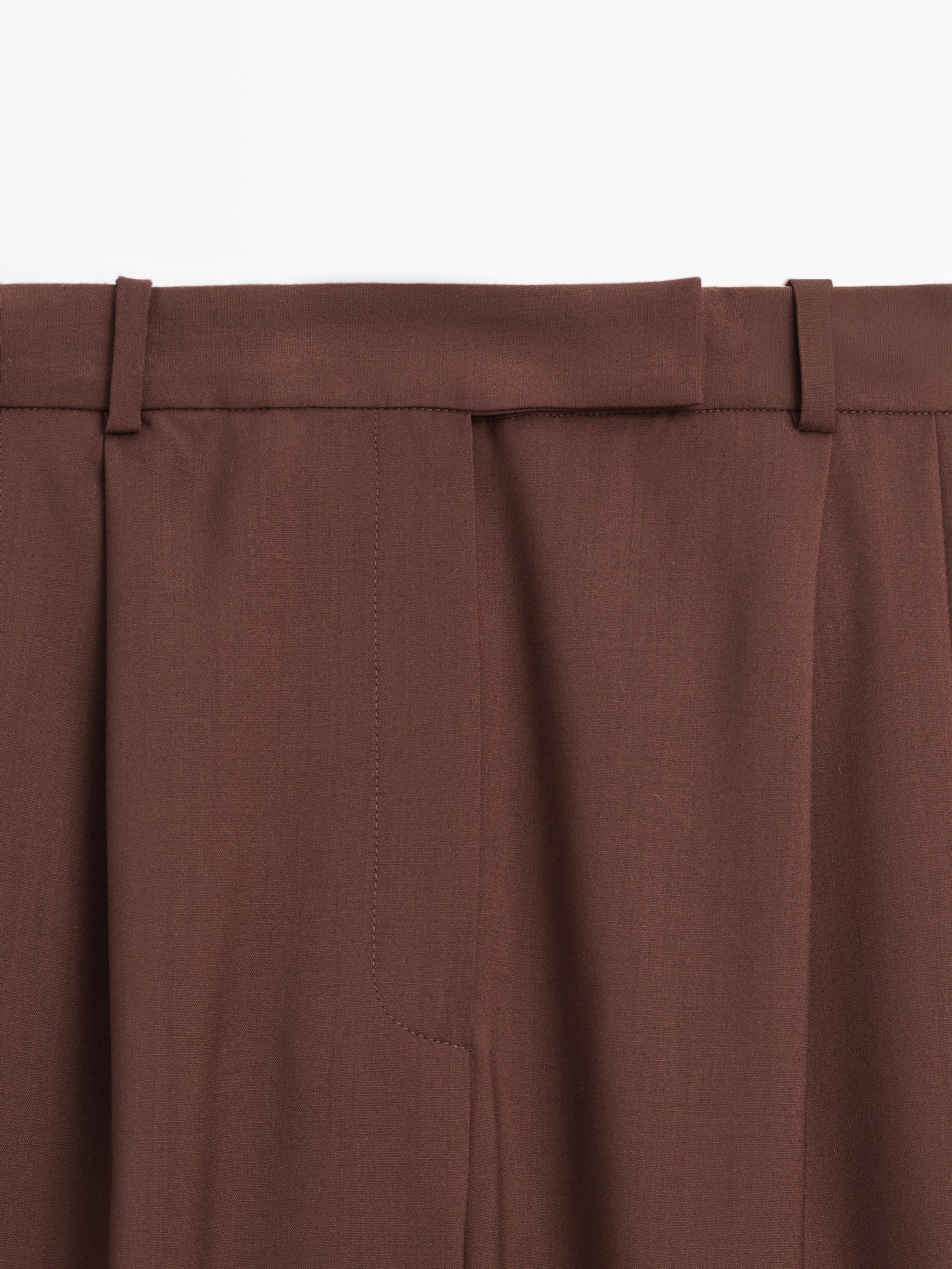 Pantalon large à pinces doubles - STUDIO